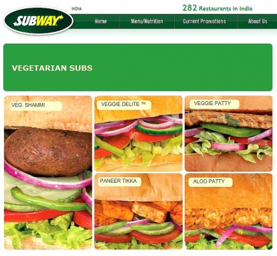 Vegetarian Subway