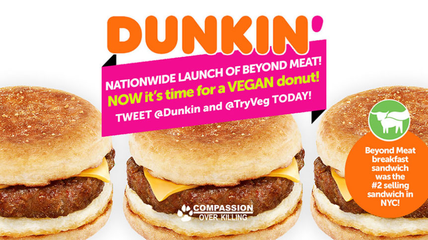 dunkin donuts beyond meat