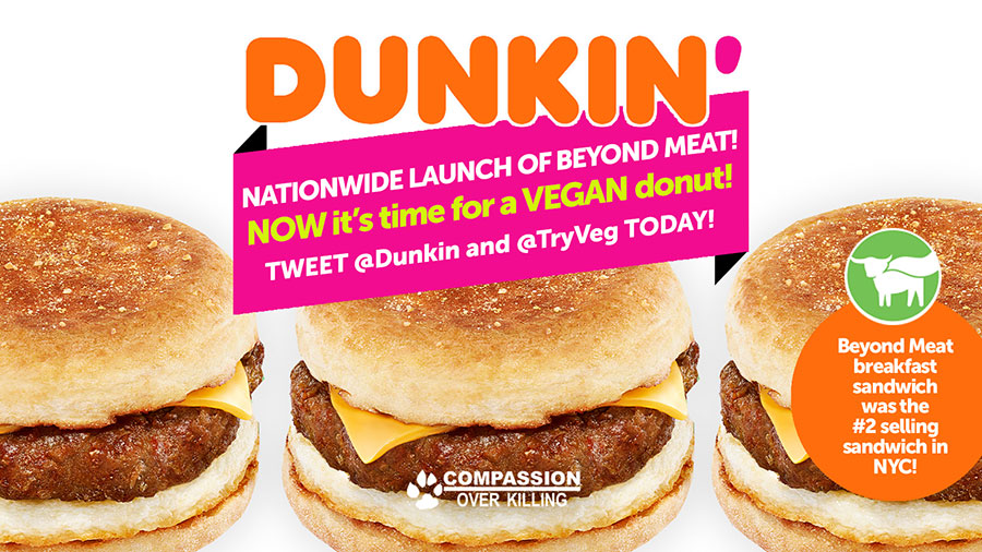 dunkin donuts beyond meat